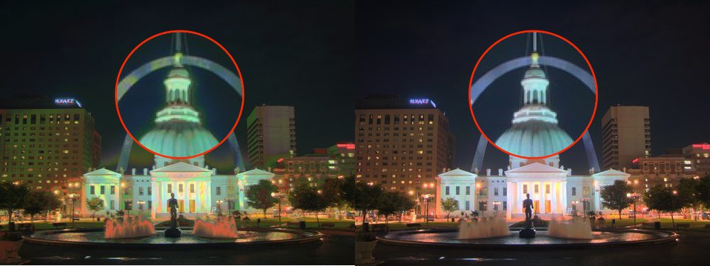 Misalignment problem in HDR