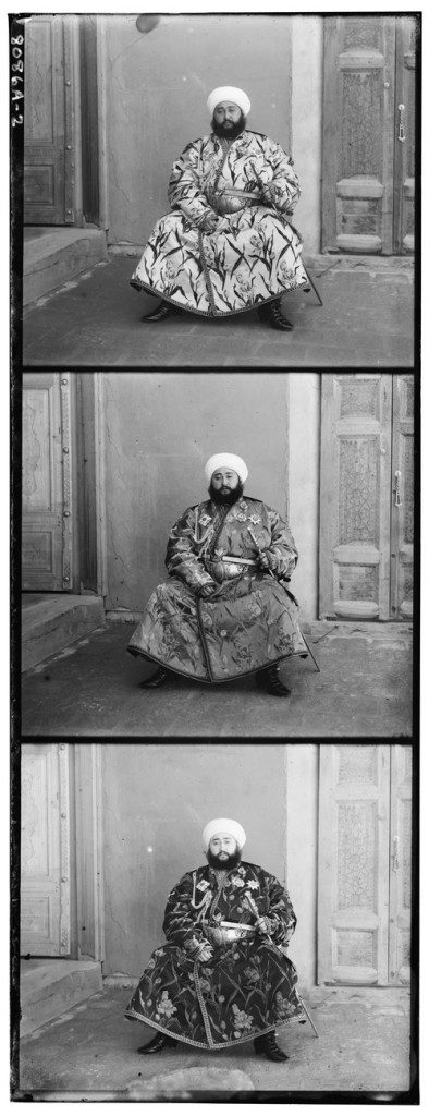 Three images captured on a vertical glass plate by Miethe-Bermpohl camera . 