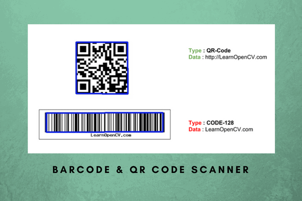 Barcode And Qr Code Scanner Using Zbar And Opencv Learn Opencv