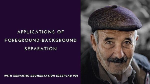 Applications of foreground-background Separation